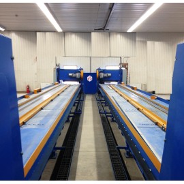 Automated floor truss production system