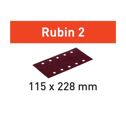 Grit Abrasives Rubin 2 STF 115X228 P220 RU2/50 Pack