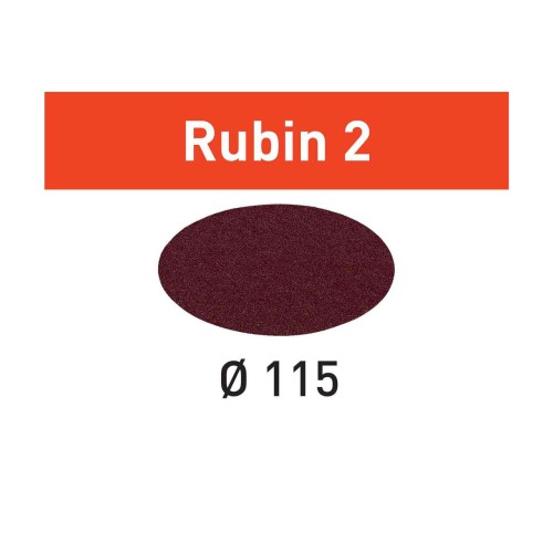 Abrasive sheet Rubin 2 STF D115 P60 RU2/50 Pack