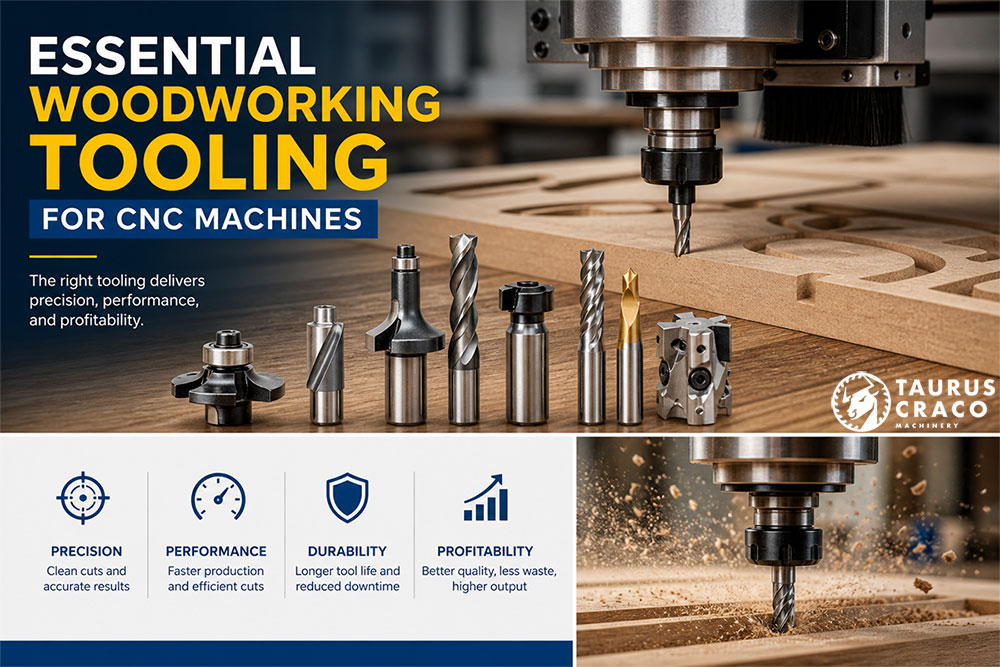 Essential Woodworking Tooling for CNC Machines